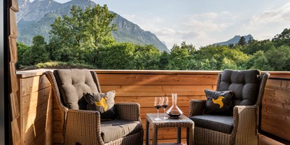 Allergiker-Hotels - individuelle Zubereitung von Speisen - Oberbayern - Ausblick Panoramabalkone - Klosterhof - Alpine Hideaway & Spa ****S
