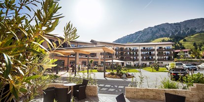 Allergiker-Hotels - Garten - Eingang - Panoramahotel Oberjoch