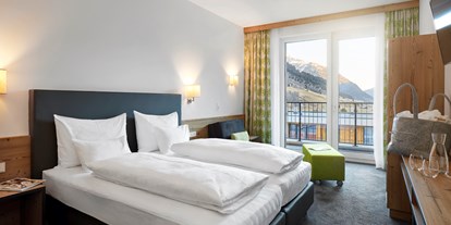 Allergiker-Hotels - Zimmerböden in Allergie-Zimmern: Laminatboden - DZ Fluchthorn - Hotel Zontaja