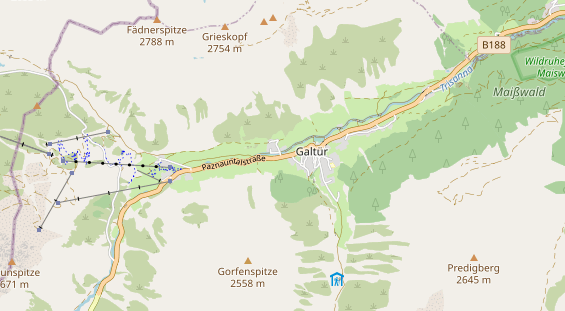 Allergikerhotel auf Karte