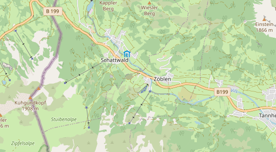 Allergikerhotel auf Karte