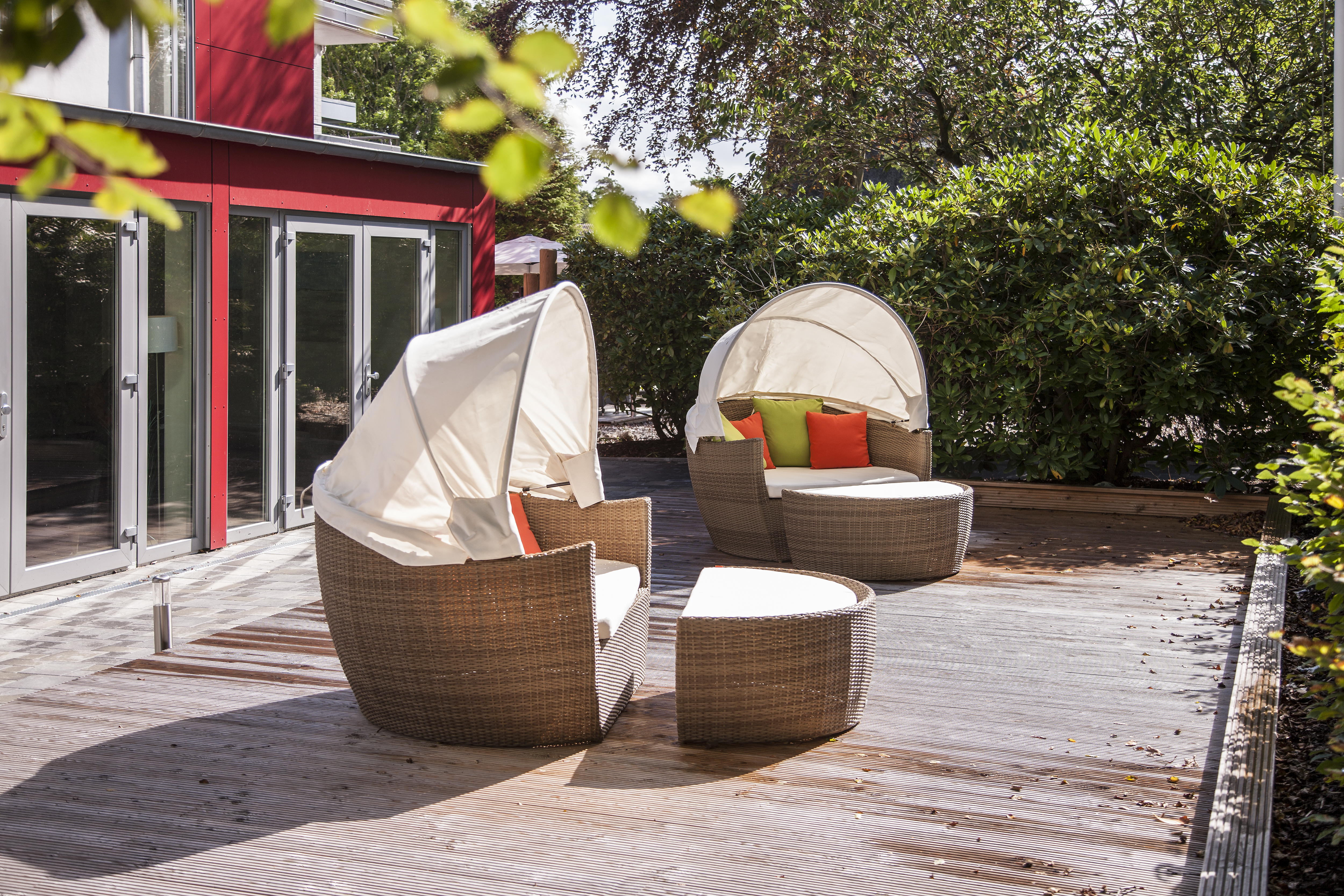 Allergiker-Hotels: Entspannen Sie in einer unserer Sonneninseln oder in einem traditionellem Strandkorb. - Das Frühstückshotel SPO