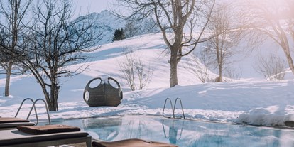 Allergiker-Hotels - Alternativen zu tierischer Milch: Dinkelmilch - Vorarlberg - Naturhotel Chesa Valisa Quellwasser Pool - Das Naturhotel Chesa Valisa****s