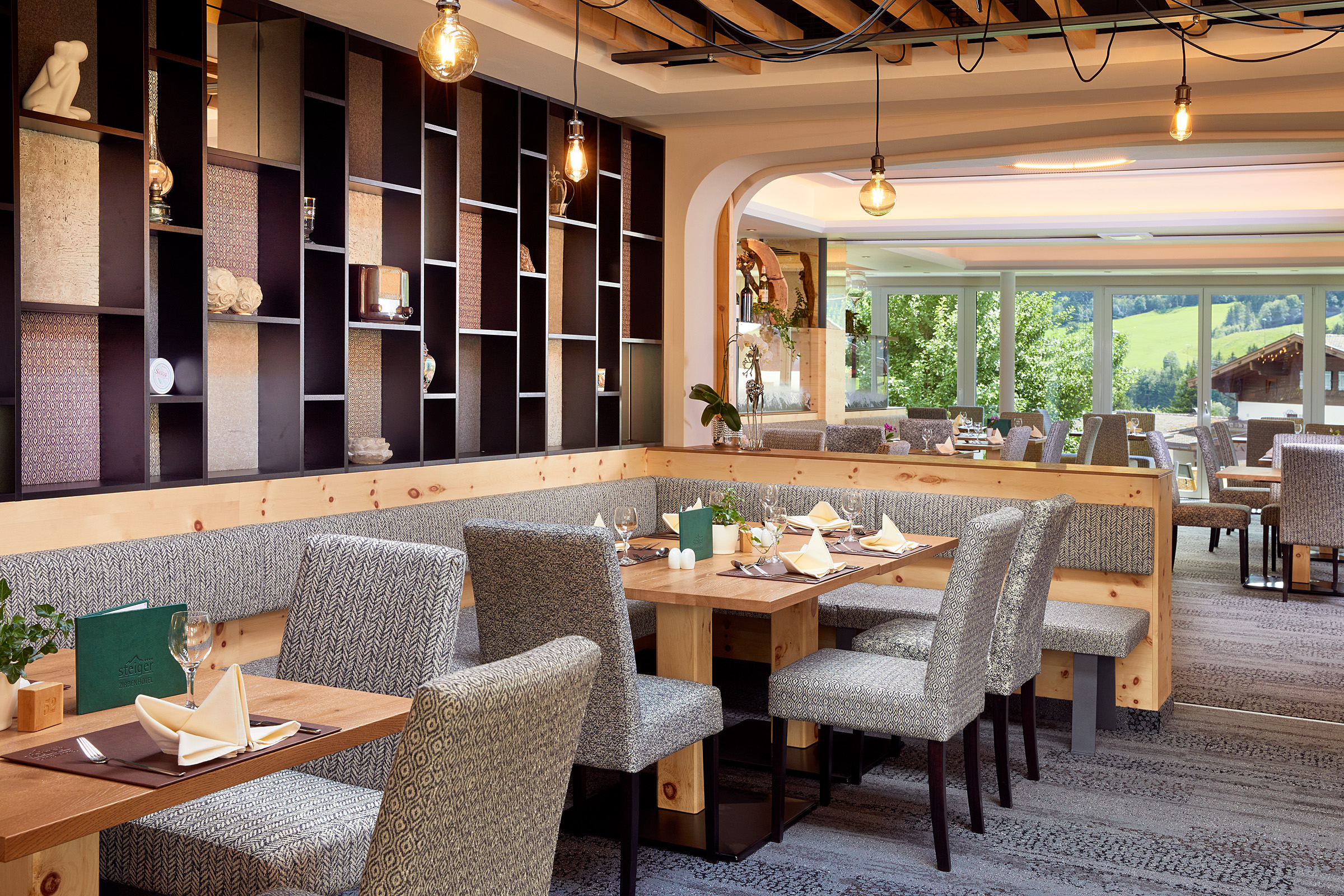 Allergiker-Hotels - Whirlpool - Speisesaal - Zirbenhotel Steiger