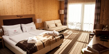 Allergiker-Hotels - Kinderbecken: Becken mit Chlor - Gemütliche Zimmer und Familienappartements, meist mit Balkon. - Familienhotel Berger ***superior