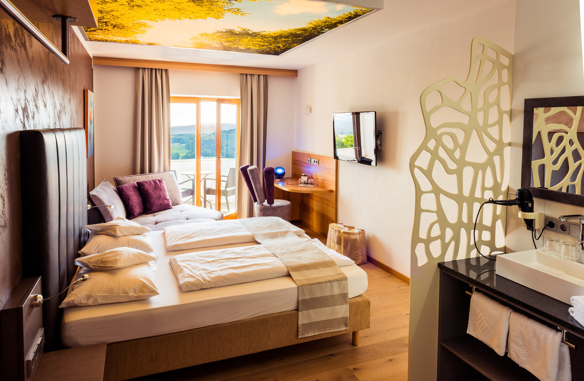 Thula Wellnesshotel Bayerischer Wald Zimmerkategorien Kuschel Doppelzimmer