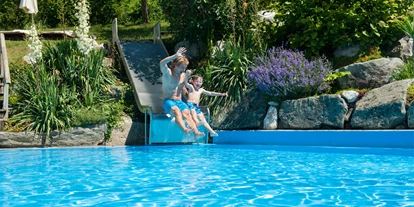 Allergiker-Hotels - Kinderbecken: Becken mit Chlor - Freibad - Familienhotel Post