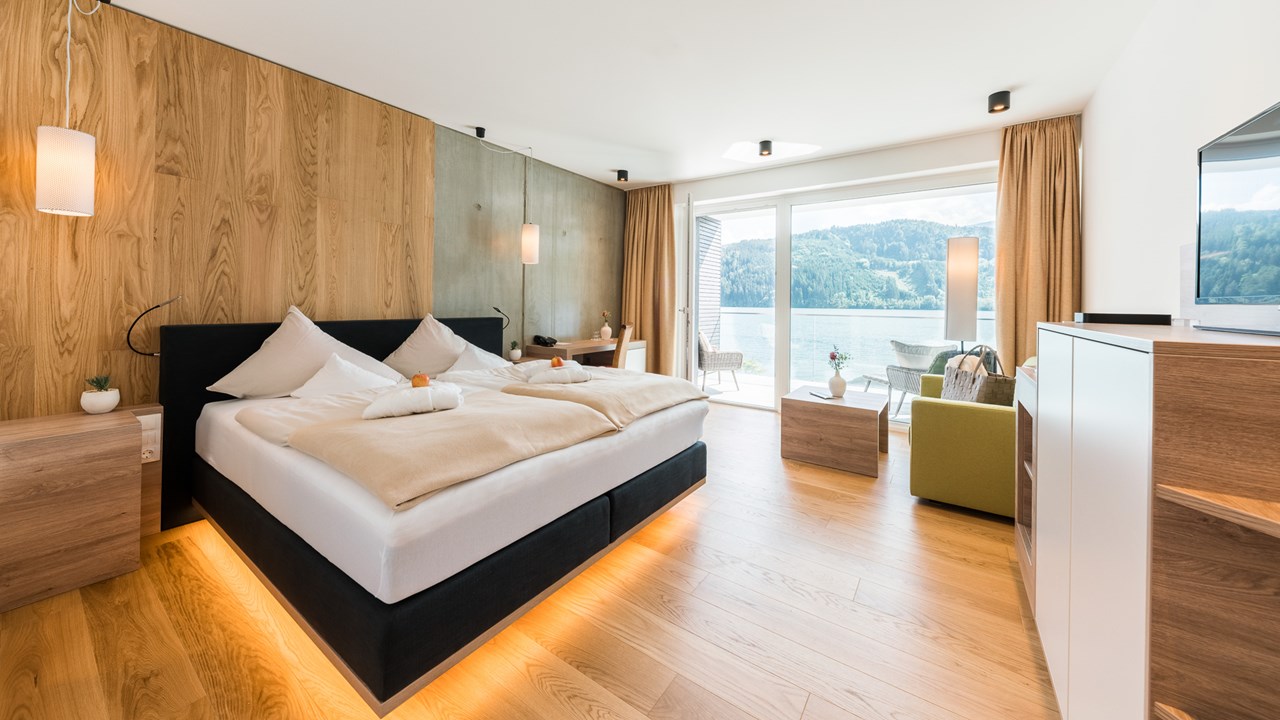 Villa Postillion am See Zimmerkategorien Doppelzimmer Seensucht mit XXl-Balkon