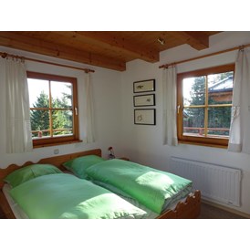 Hotel-fuer-Allergiker: Schlafzimmer 1 mit 2 Fenstern, Kleiderschrank, bergblick - Hochkrimml 108/2