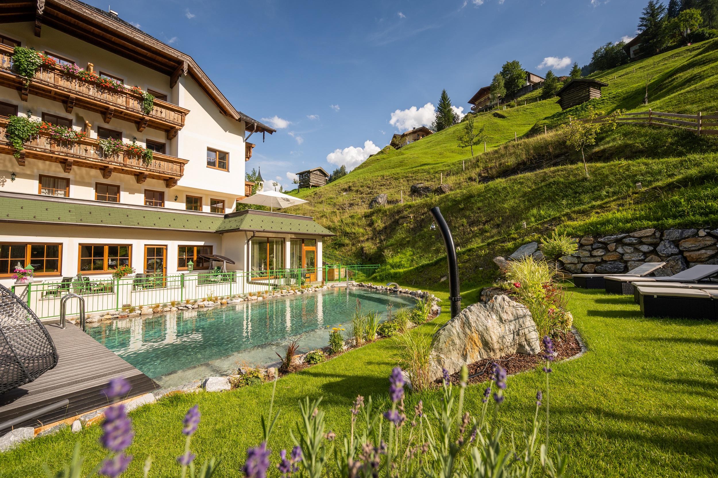 Allergiker-Hotels - Whirlpool - www.huettenwirt.com - Naturhotel Huettenwirt