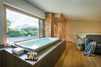 Hotel-fuer-Allergiker: Spa Loft - Hotelzimmer mit Whirlpool - Klosterhof - Alpine Hideaway & Spa ****S
