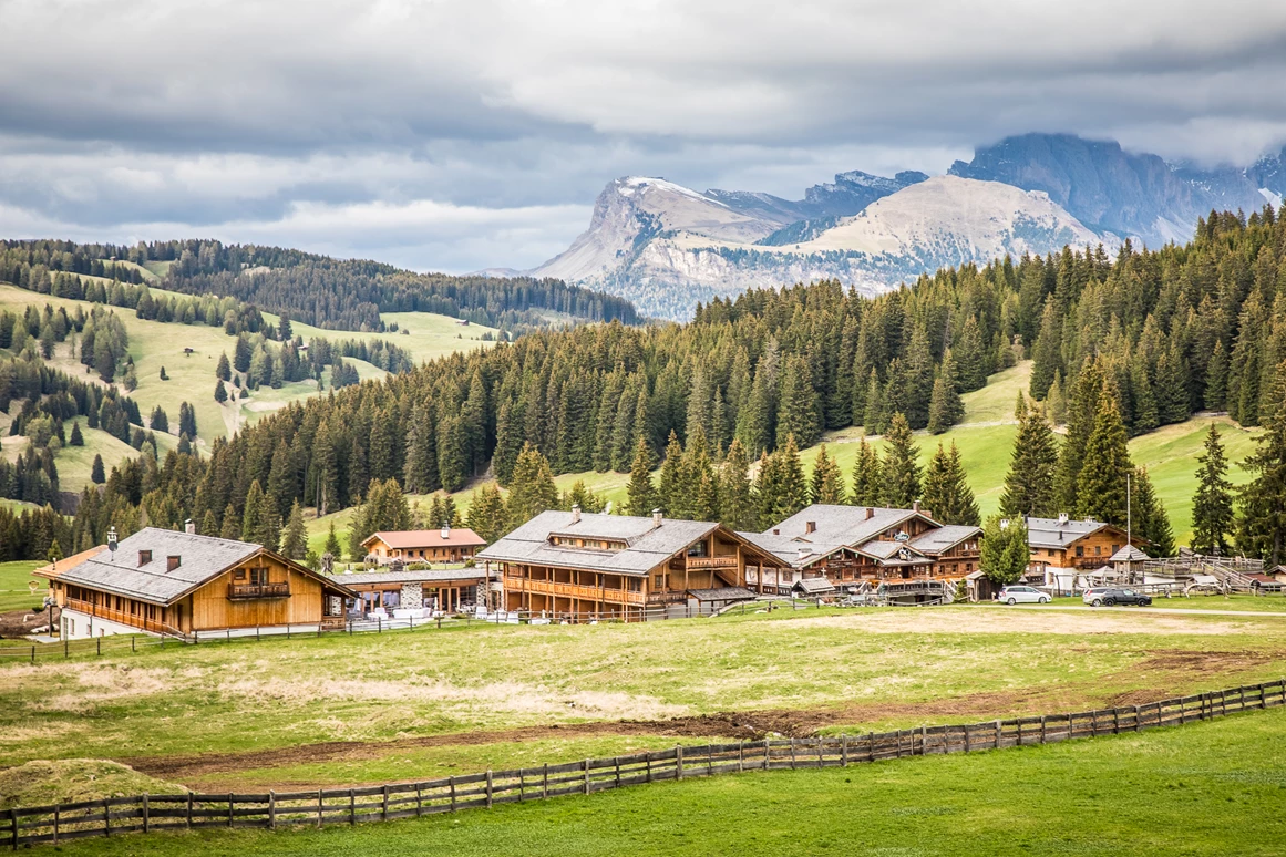 Hotel-fuer-Allergiker: Außenansicht Hotel Sommer - Tirler Dolomites Living Hotel
