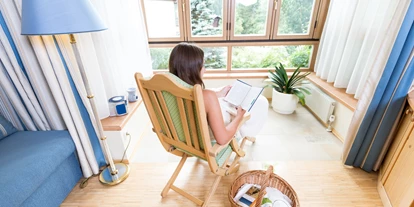 Allergiker-Hotels - Sauna - Relaxen im gemütlichen Zimmer - Naturhotel Ortners Eschenhof
