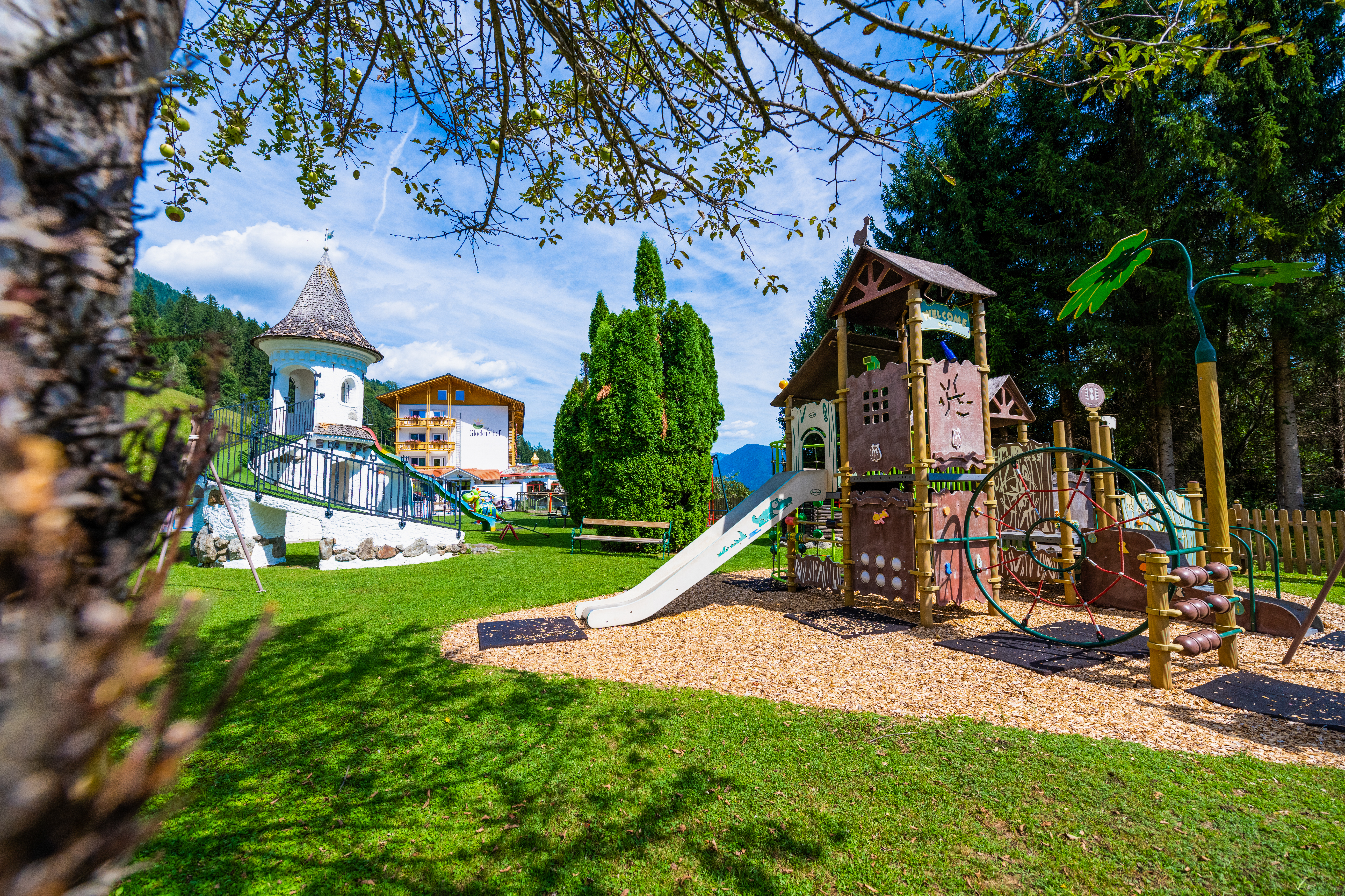 Hotel-fuer-Allergiker: Kinderspielplatz - Hotel Glocknerhof