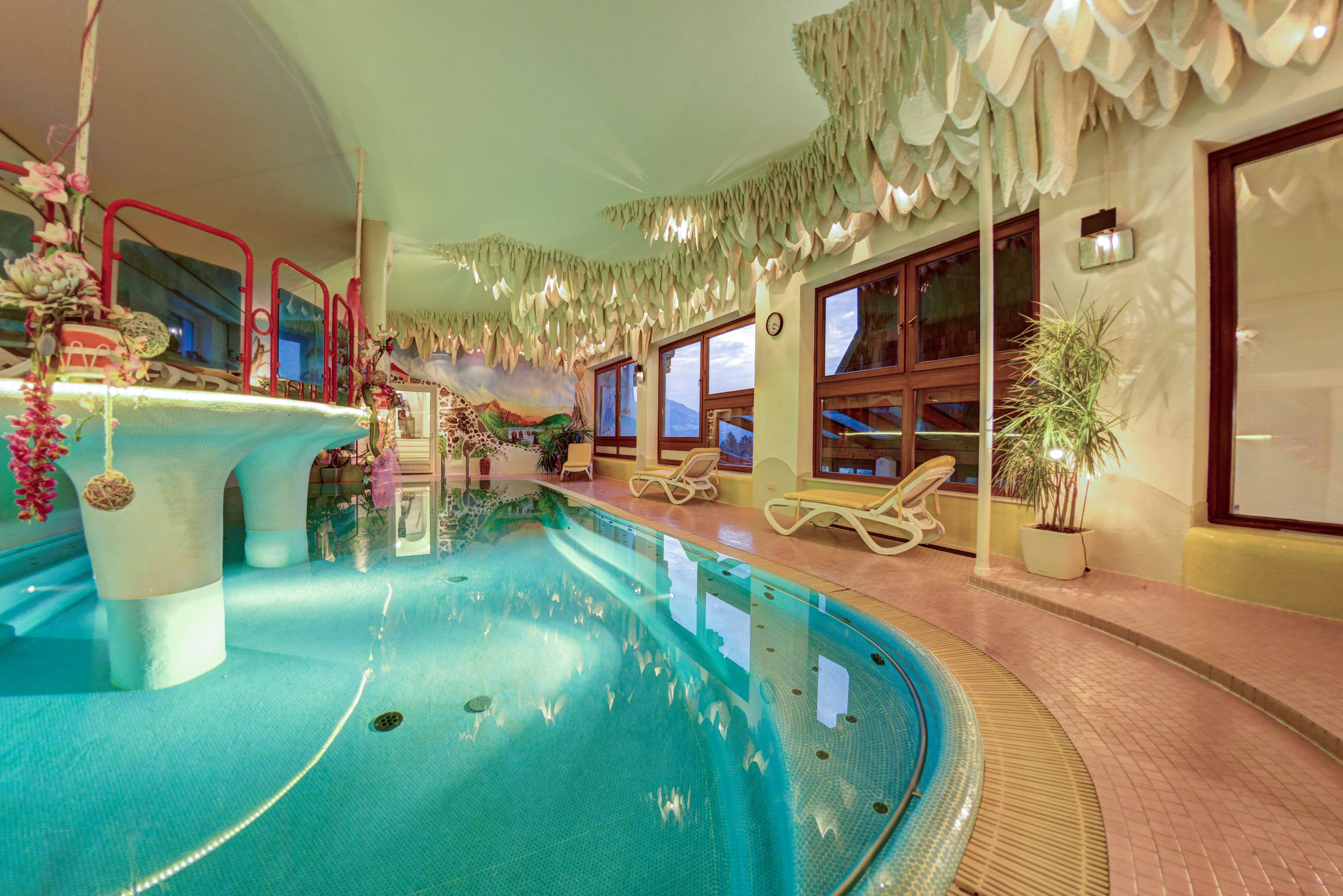 Hotel-fuer-Allergiker: Hallenbad im Haupthaus - Hotel Glocknerhof