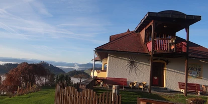 Allergiker-Hotels - Sauna - außen - Biolandhaus Arche