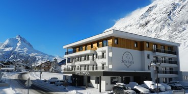 Allergiker-Hotels - Allergie-Schwerpunkt: Tierhaarallergie - Tirol - Außenansicht im Winter - Hotel Zontaja