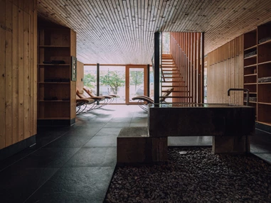 Hotel-fuer-Allergiker: Wellnessbereich - Das Naturhotel Chesa Valisa****s