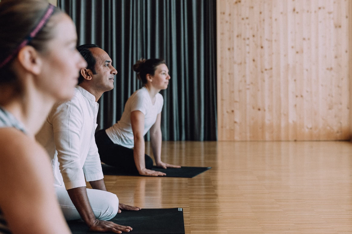 Hotel-fuer-Allergiker: Naturhotel Chesa Valisa Yoga  - Das Naturhotel Chesa Valisa****s