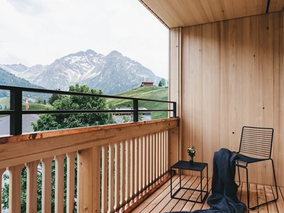 Allergiker-Hotels - Sauna - Balkon mit Bergblick - Das Naturhotel Chesa Valisa****s